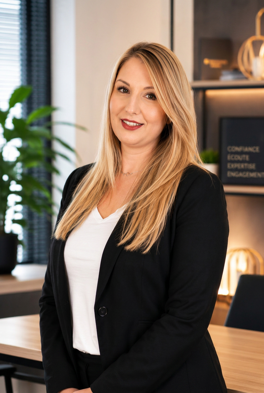 Charlène Tromeur, mandataire immobilier